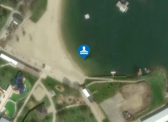 Satellite image of MALAFRETAZ - PLAN D'EAU DE LA BASE DE PLEIN AIR LA PLAINE TONIQUE