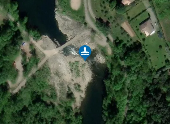 Satellite image of LE CHASSEZAC AU PONT DU NASSIER