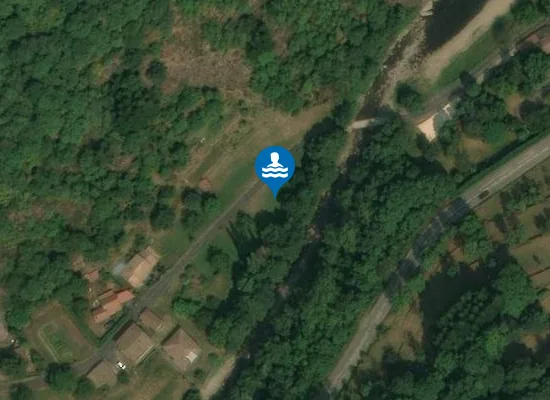 Satellite image of LA DORNE A LA PLAGE DE LA GANDOLE