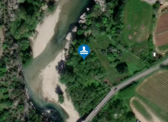 Satellite image of LA BEAUME A LA PLAGE DE PEYROCHE