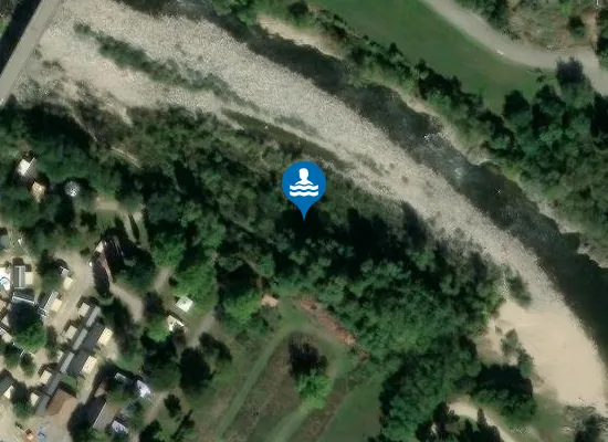 Satellite image of L'ARDECHE A LA PLAGE DE LA CLAPE