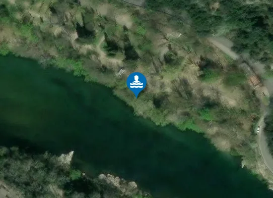 Satellite image of L'ARDECHE AU LIEU DIT LES TUNNELS