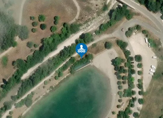Satellite image of LAC DU PAS DES ONDES