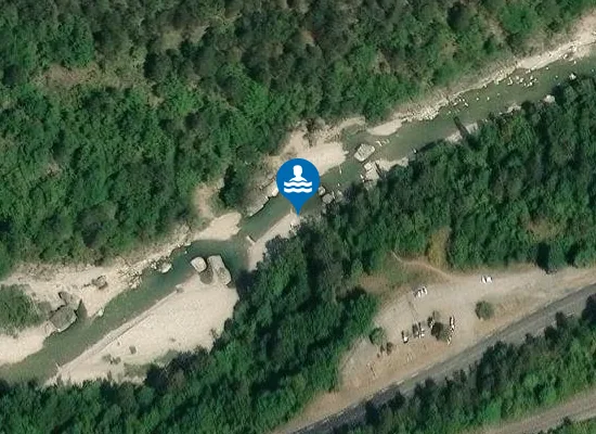 Satellite image of DROME DE DIE A STE CROIX