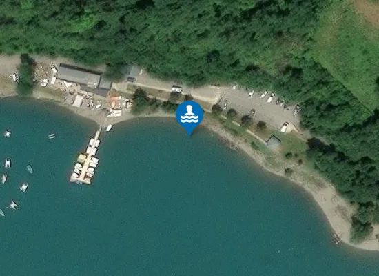 Satellite image of CORPS - LAC DU SAUTET - BASE NAUTIQUE