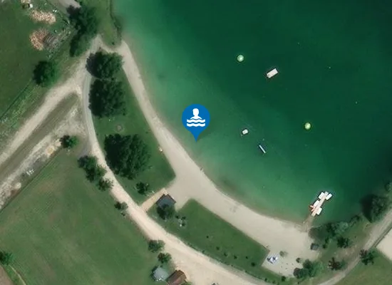 Satellite image of ROMAGNIEU - LAC DE ROMAGNIEU