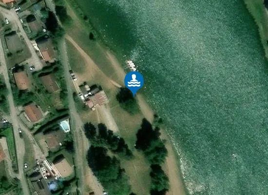 Satellite image of ROYBON - LAC DE ROYBON