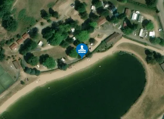 Satellite image of PLAN D'EAU DE NOIRETABLE