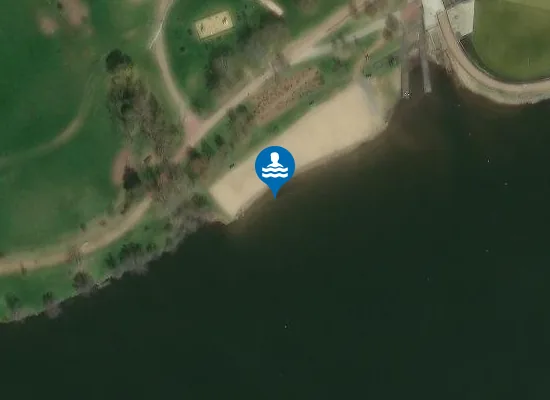 Satellite image of LAC DES SAPINS-BAIGNADE POINT SUD