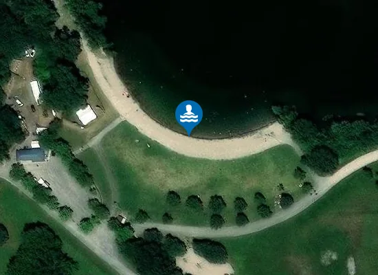 Satellite image of MIRIBEL-PLAGE DU FONTANIL