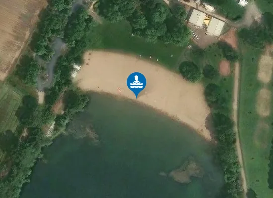 Satellite image of PLAN D'EAU DU BORDELAN