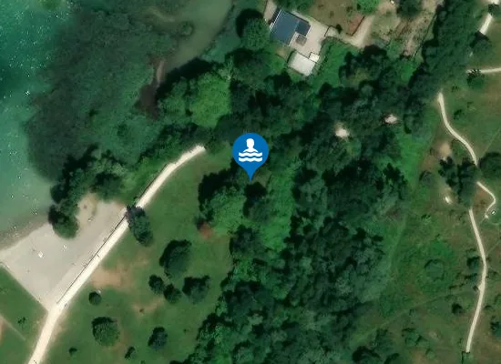 Satellite image of PLAGE MEMARD