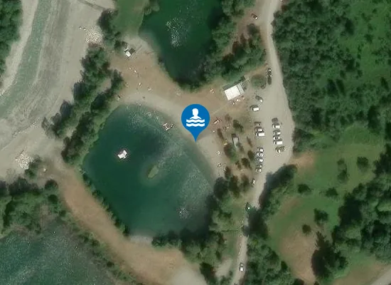 Satellite image of PLAN D'EAU DE BESSANS