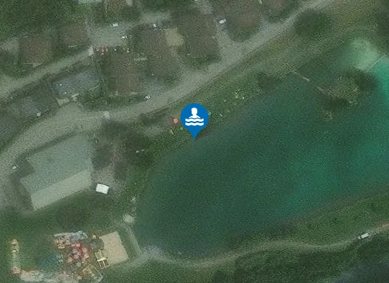 Satellite image of PLAN D'EAU DE BOZEL