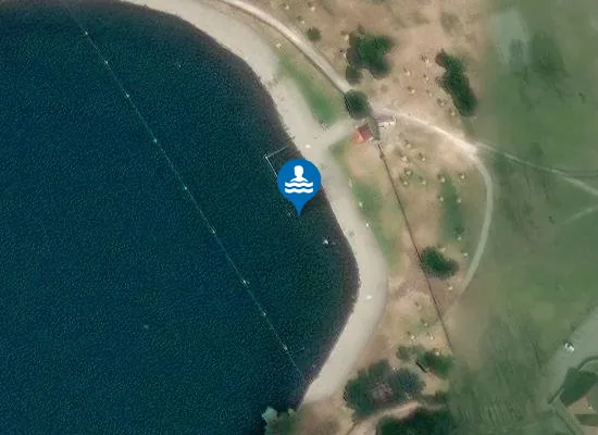 Satellite image of PLAN D'EAU DE GRIGNON