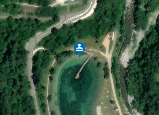 Satellite image of PLAN D'EAU DU PETIT LAC NORD