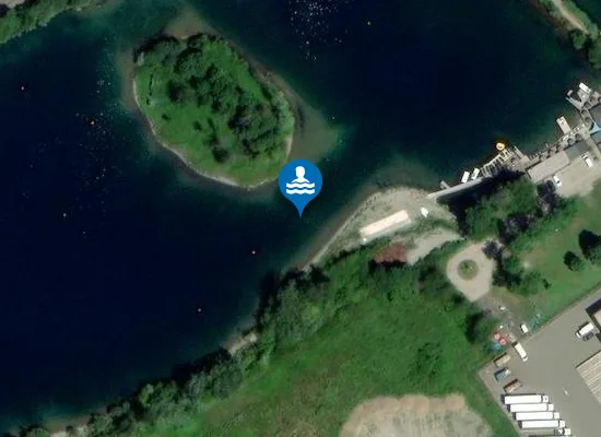 Satellite image of PLAN D'EAU No2 SAINTE HELENE SUR ISERE