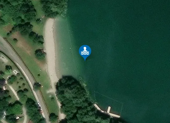 Satellite image of PLAN D'EAU ST JEAN DE CHEVELU