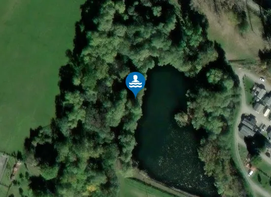 Satellite image of PLAN D'EAU DU LAC BLEU