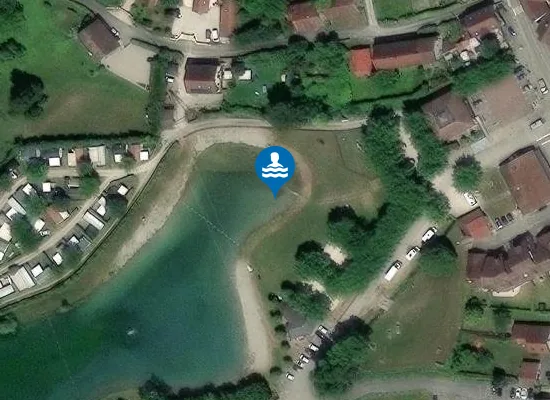 Satellite image of PLAN D'EAU DE SERRIERES EN CHAUTAGNE