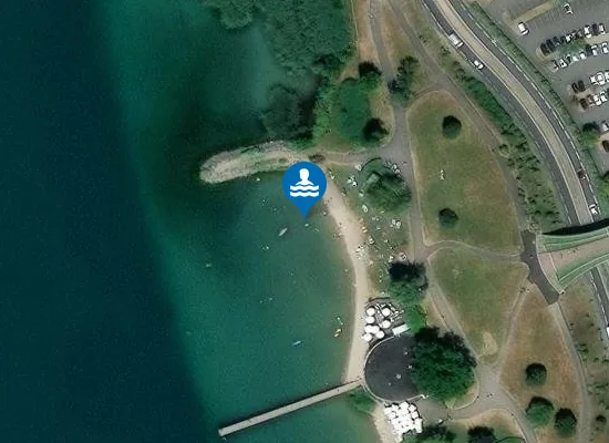 Satellite image of PLAGE DU LIDO