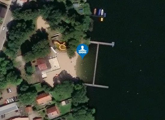 Satellite image of GROSSER MUELLROSER SEE MUELLROSE FREIBAD