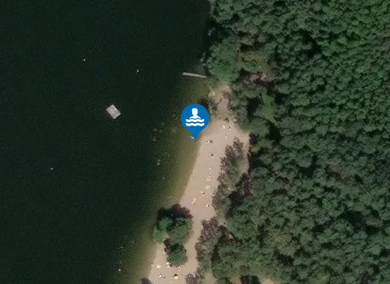 Satellite image of GROSSER MUELLROSER SEE MUELLROSE STRANDBAD