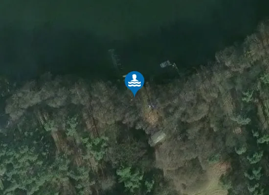 Satellite image of MOELLENSEE KAGEL GRUENHEIDE ZELTPLATZ E37