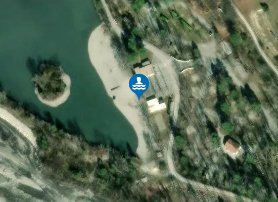 Satellite image of CAMPING DU BREC