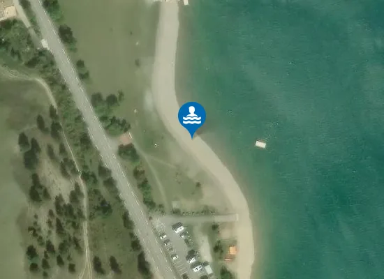 Satellite image of PLAN DU LAC DE CASTILLON