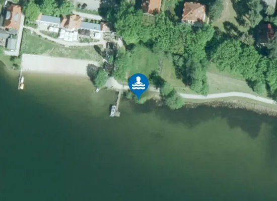 Satellite image of SCHARMUETZELSEE BAD SAAROW STRANDBAD MITTE