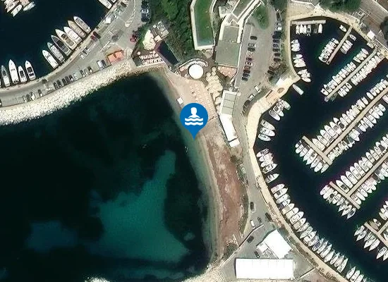 Satellite image of PLAGE DU CROUTON