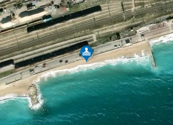 Satellite image of GARE MARCHANDISES