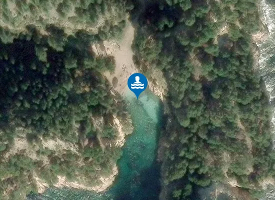 Satellite image of PORT PIN