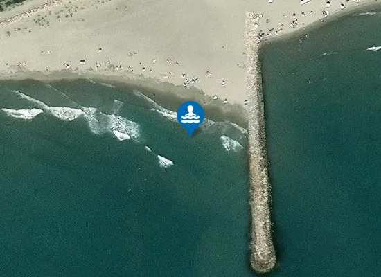 Satellite image of CRIN BLANC