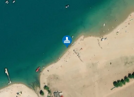 Satellite image of PLAGE PONT DU GALETAS