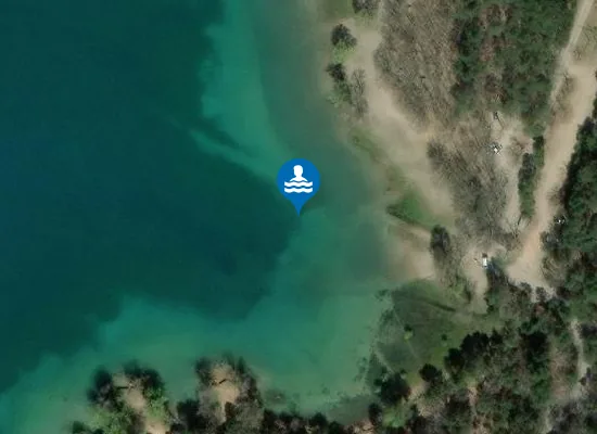 Satellite image of PLAGE D'ARTIGNOSC