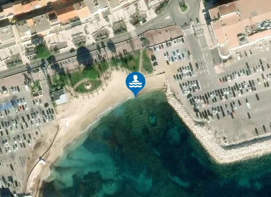 Satellite image of PLAGE CENTRALE