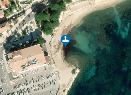 Satellite image of PLAGE DU CASINO