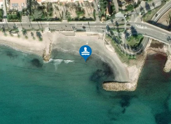 Satellite image of PLAGE DU GRAND VALLAT