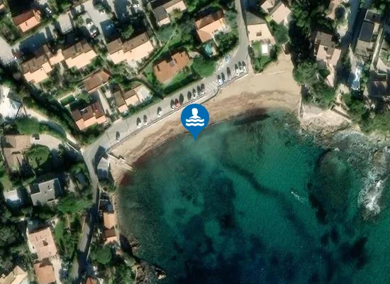 Satellite image of PLAGE LE PRADON CENTRE