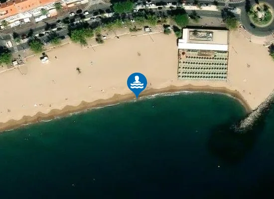 Satellite image of PLAGE LES SABLETTES