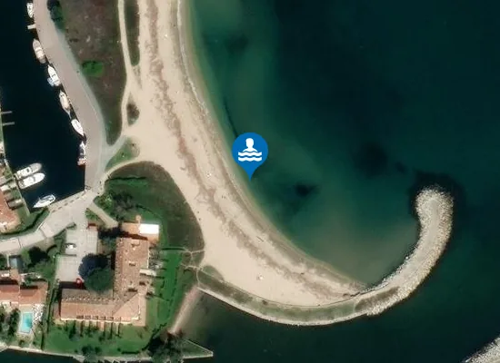 Satellite image of PLAGE DE PORT GRIMAUD SUD