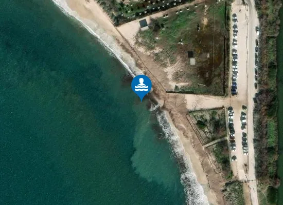 Satellite image of PLAGE L'ALMANARRE NORD