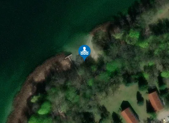 Satellite image of STRAUSSEE STRAUSBERG LIEGEWIESEN NORD BADSTRASSE