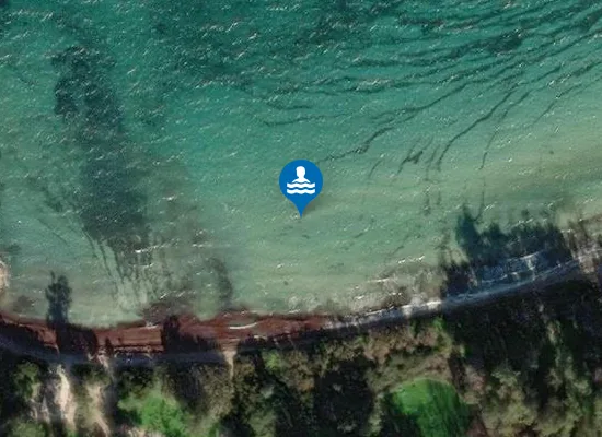 Satellite image of PORQUEROLLES-GRANDE PLAGE (COURTADE)