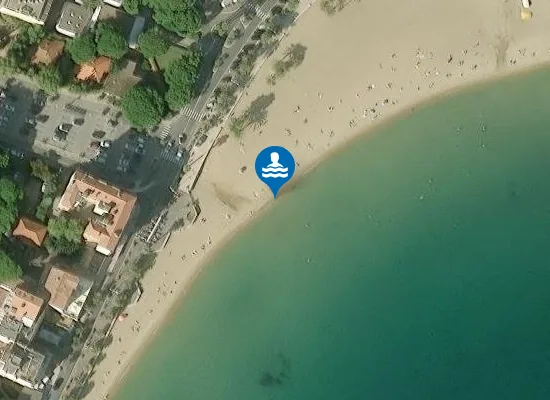 Satellite image of PLAGE LAVANDOU VILLE