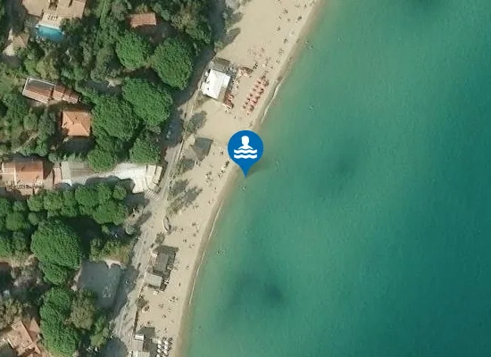 Satellite image of PLAGE SAINT CLAIR