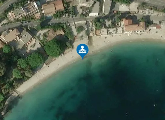 Satellite image of PLAGE AIGUEBELLE
