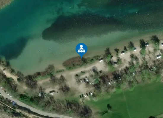 Satellite image of PLAGE DE MONTMEYAN